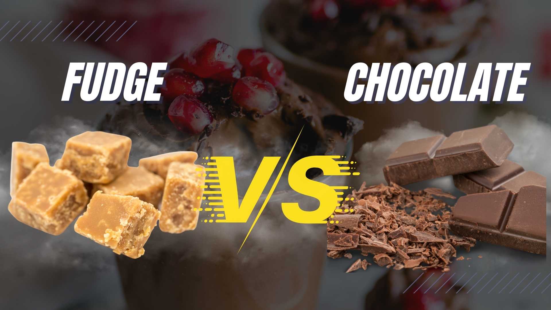 Difference between fudge and chocolate