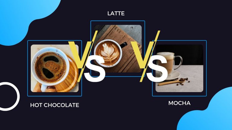 Difference and similarities between Mocha, Chocolate, and latte