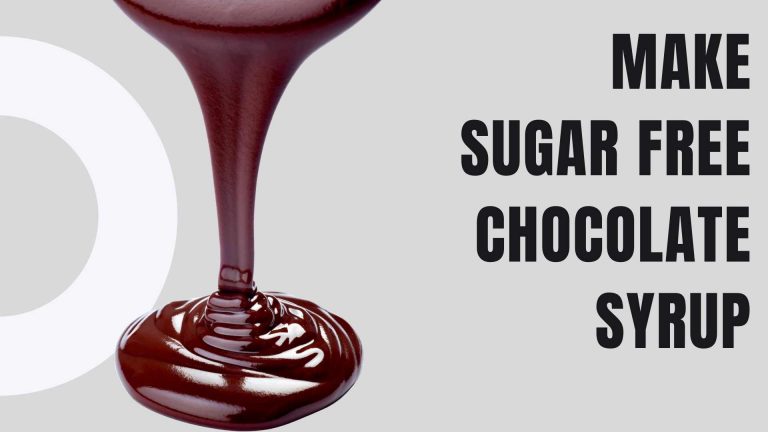 How to make sugar free chocolate syrup